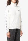 Golden Goose Db Star Print Zip-up Track Jacket In White