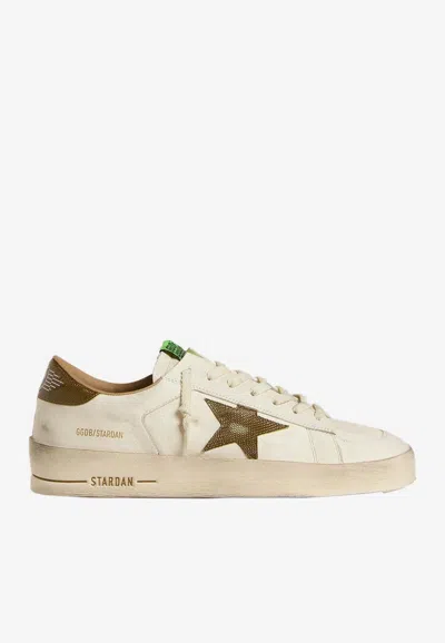Golden Goose Db Stardan Leather Low-top Sneakers In White