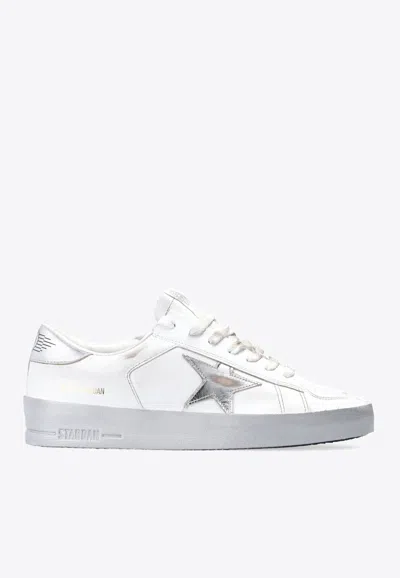 Golden Goose Db Stardan Low-top Sneakers With Laminated Star In White