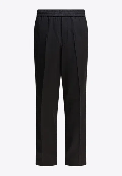 Golden Goose Db Straight-leg Wool Pants In Black