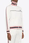 Golden Goose Db Striped-trim Track Jacket In White