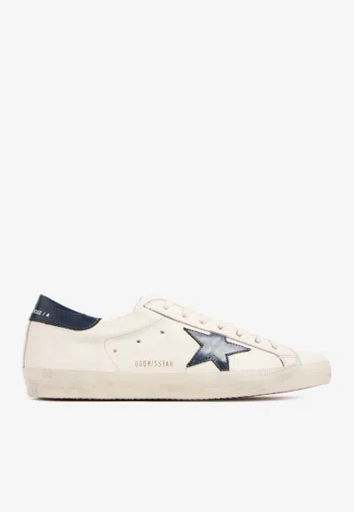 Golden Goose Db Super-star Leather Low-top Sneakers In White