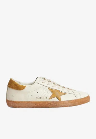 Golden Goose Db Super-star Leather Low-top Sneakers In White