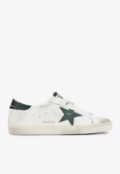 Golden Goose Db Super-star Leather Low-top Sneakers In White