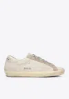 Golden Goose Db Super-star Leather Sneakers In Sand