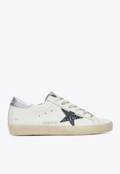 Golden Goose Db Super-star Leather Sneakers In White