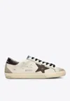 Golden Goose Db Super-star Leather Sneakers With Suede Star Patch In Multi