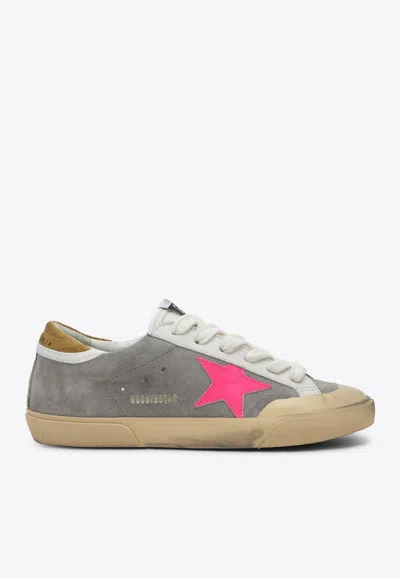 Golden Goose Db Super-star Low-top Sneakers In Gray