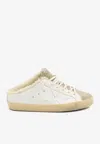 Golden Goose Db Super-star Shearling Sabot Sneakers In White