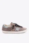 Golden Goose Db Super-star Suede Low-top Sneakers In Gray