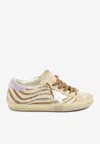Golden Goose Db Super-star Zebra Print Low-top Sneakers