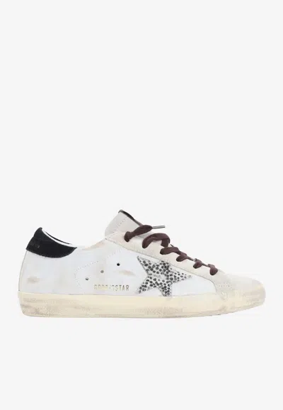 Golden Goose Db Superstar Distressed Leather Low-top Sneakers In Multi