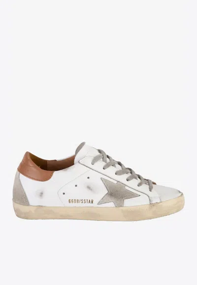 Golden Goose Db Superstar Signature Star Leather Sneakers In White