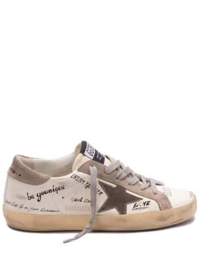 Golden Goose Db Superstar Sneakers White Taupe