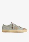 Golden Goose Db V-star 2 Canvas Low-top Sneakers In Blue