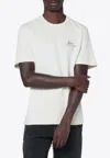 Golden Goose Db Vintage-effect Crewneck T-shirt In White