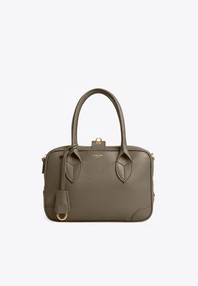 Golden Goose Db Vita Leather Handbag In Green