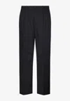 Golden Goose Db Wool Tailored Pants In Black