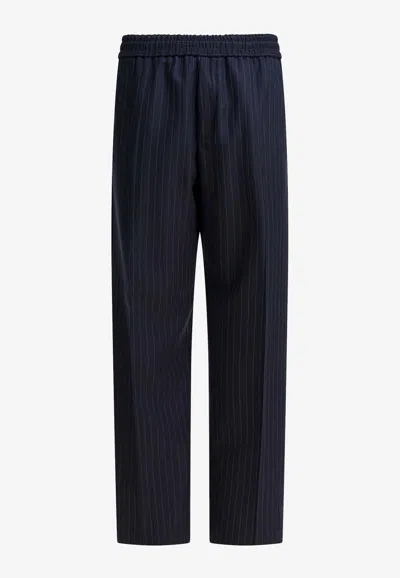 Golden Goose Db Wool Track Pants In Blue