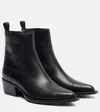 Golden Goose Debbie 45 Leather Ankle Boots In Black