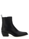 Golden Goose Black Ankle Boots In Black