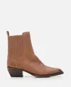 Golden Goose Debbie Pointed Toe Chelsea Boot In Beige
