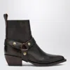 Golden Goose Debbie Boot Brown With Removable Buckle In Brown