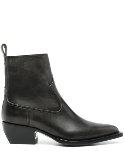 GOLDEN GOOSE GOLDEN GOOSE DEBBIE LEATHER BOOTS