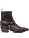 Golden Goose Deluxe Brand Women Debbie Distressed Leather Boots In Black