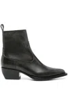 Golden Goose Women Debbie Leather Boots In Black