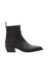 Golden Goose Leather Boots In Black