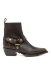 Golden Goose Deluxe Brand Women Debbie Distressed Leather Boots In Brown