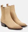 Golden Goose Debbie Suede Ankle Boots In Brown