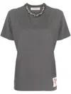 Golden Goose Db Isabel T-shirt Anthracite In Gray