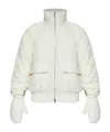 Golden Goose Flap-pockets Puffer Jacket In White