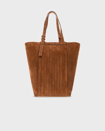 Golden Goose Deluxe Brand Bag Fringed Palmellato Leather In Brown