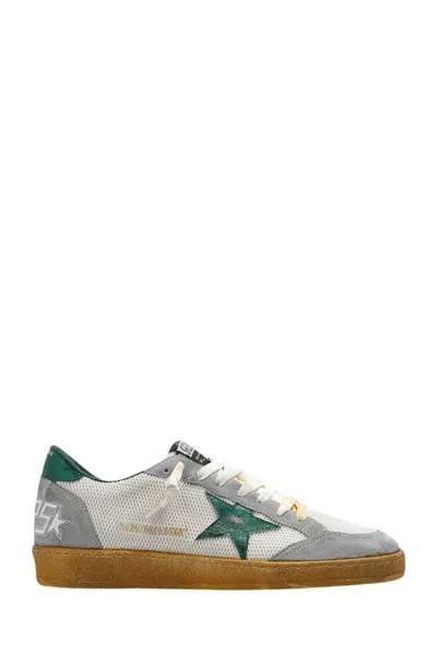 Golden Goose Ball Star Low-top Sneakers In Grey