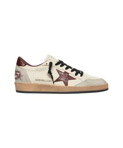 Golden Goose Deluxe Brand Ball Star Trainers With Nappa Leather In Neutrals