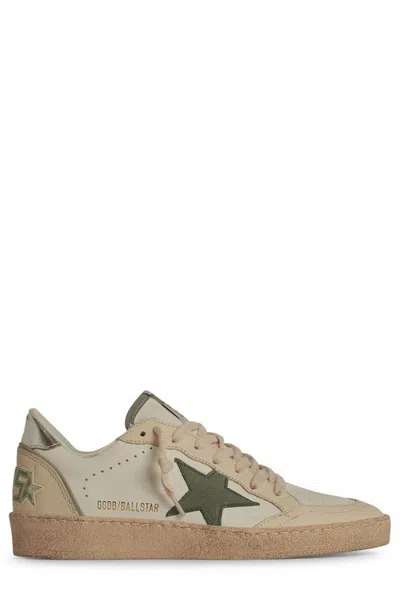 Golden Goose Ball Star White Leather Sneakers