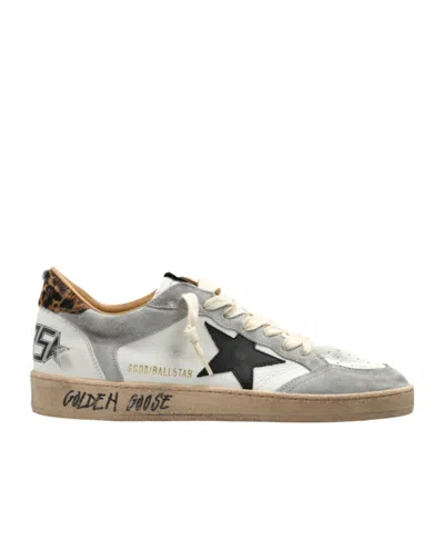 Golden Goose Deluxe Brand Ballstar Low-top Sneakers In Gray
