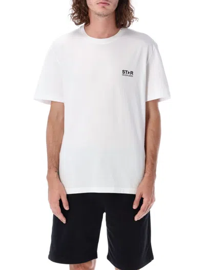 Golden Goose Men's Big Star Back Regular Short Sleeve T-shirt In White