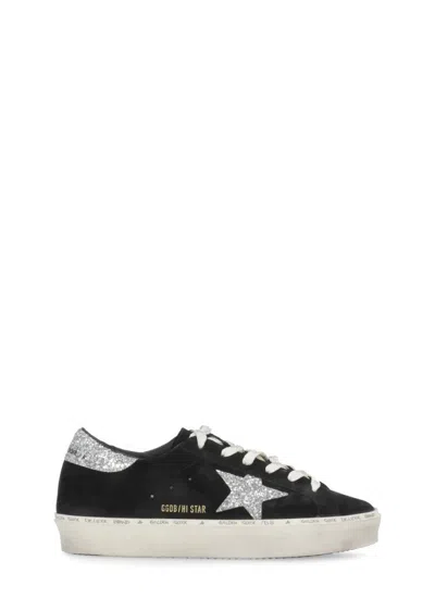 GOLDEN GOOSE GOLDEN GOOSE BLACK HI STAR CLASSIC SNEAKERS