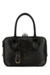 Golden Goose Life Black Sheepskin Bag And Gold Details