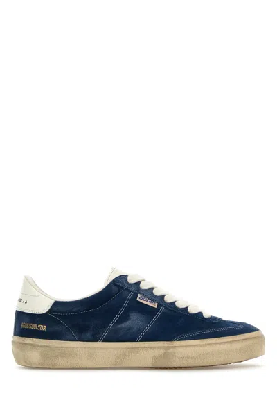 Golden Goose Deluxe Brand Blue Suede Soul Star Sneakers In Multi
