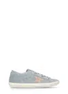 Golden Goose Grey Suede Super-star Low-top Sneaker In Blue
