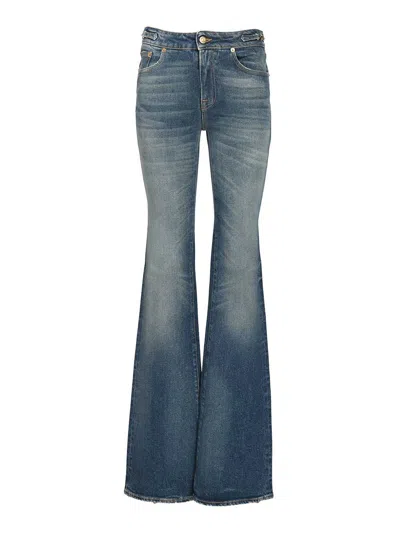 Golden Goose Deluxe Brand Bootcut Jeans In Blue