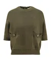 Golden Goose Deluxe Brand Button Detailed Knitted Top In Green