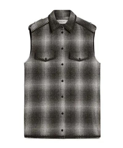 Golden Goose Wool Dress In Gray