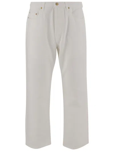 Golden Goose Deluxe Brand Cotton Denim Jeans In White