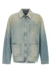 Golden Goose 'mackenzie' Denim Jacket Featuring Faded Effect In Blue